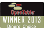 Diners' Choice Winner 2012